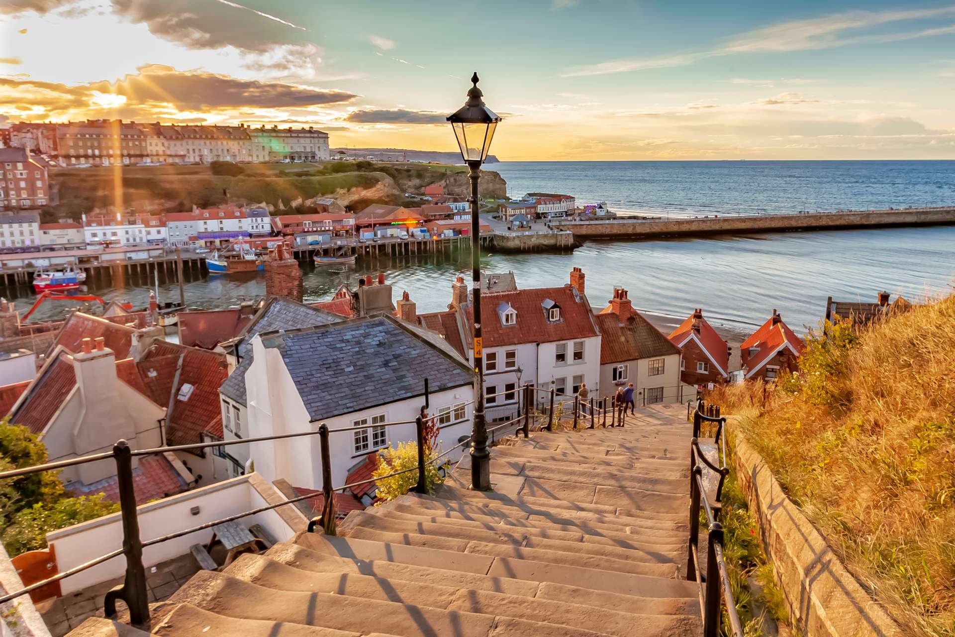 View of Whitby from 199 steps